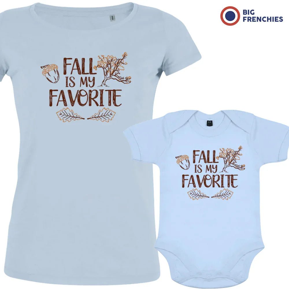 Fall Is My Favorite Mom and Child Organic Cotton family Set (Set of 2) - Create Marketplace