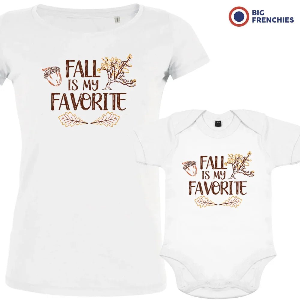 Fall Is My Favorite Mom and Child Organic Cotton family Set (Set of 2) - Create Marketplace