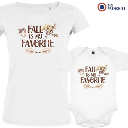 Fall Is My Favorite Mom and Child Organic Cotton family Set (Set of 2) - Create Marketplace