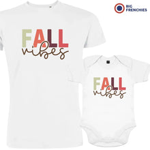 Fall Vibes Dad and Child Organic Cotton family Set (Set of 2) - Create Marketplace