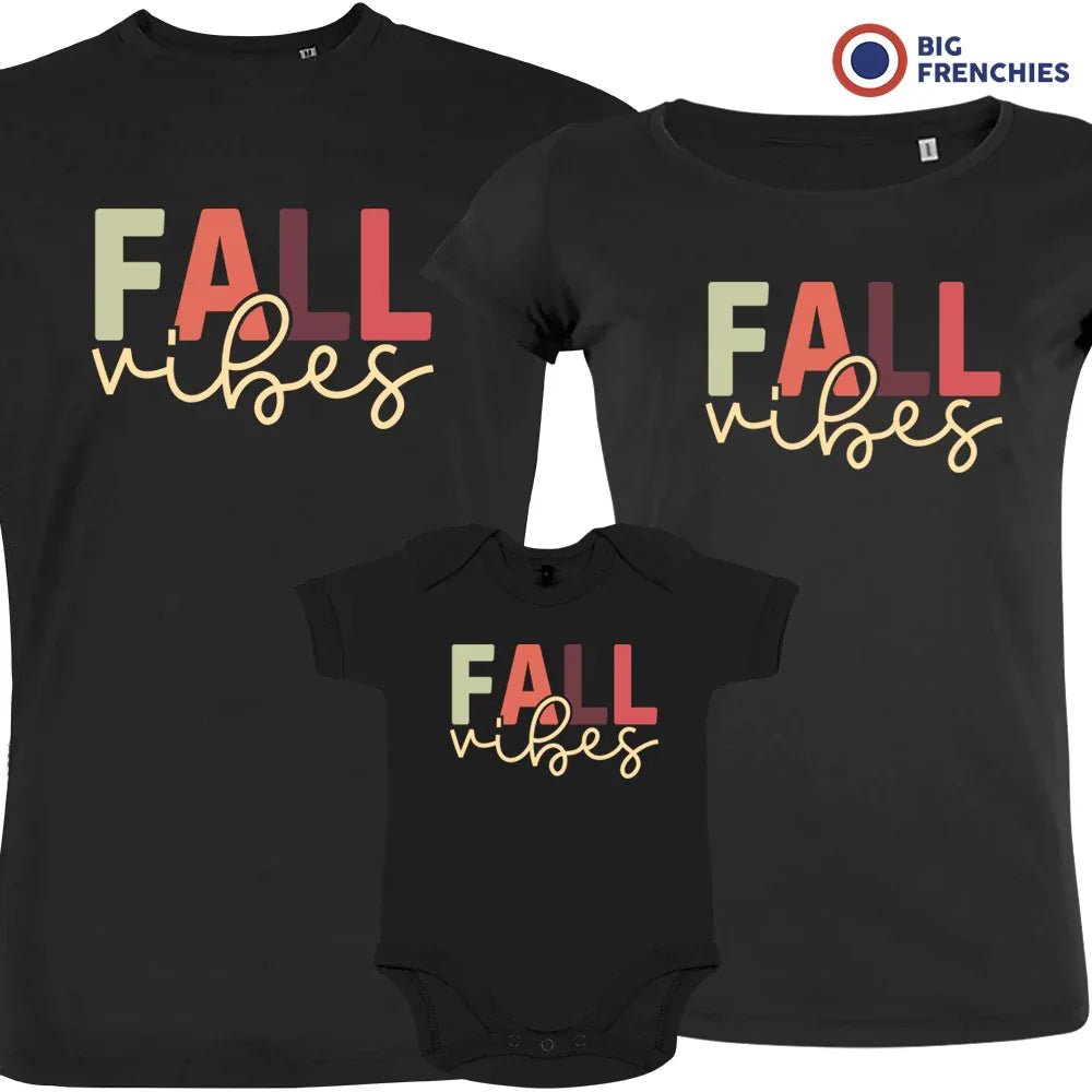 Fall Vibes Matching Organic Cotton Family Set (Set of 3) - Create Marketplace