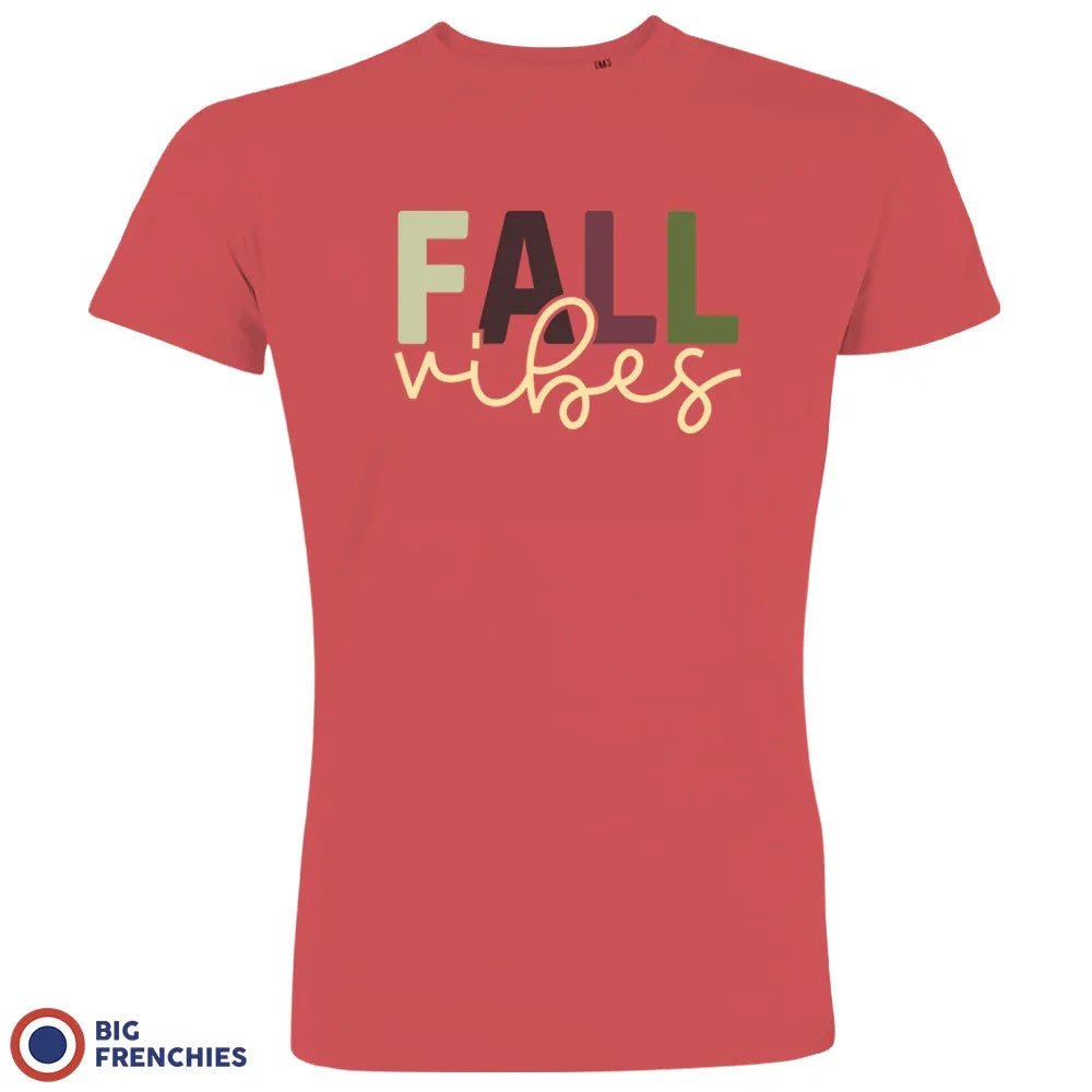 Fall Vibes Men's Organic Cotton Tee - Create Marketplace
