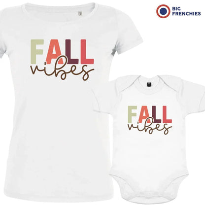 Fall Vibes Mom and Child Organic Cotton family Set (Set of 2) - Create Marketplace