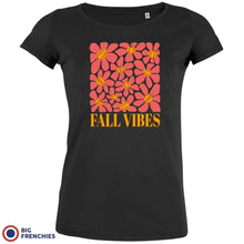 Fall Vibes With Flowers Women's Organic Cotton Tee - Create Marketplace