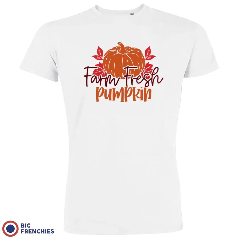 Farm Fresh Pumpkin Men's Organic Cotton Tee - Create Marketplace