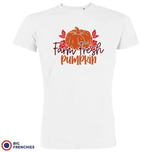 Farm Fresh Pumpkin Men's Organic Cotton Tee - Create Marketplace
