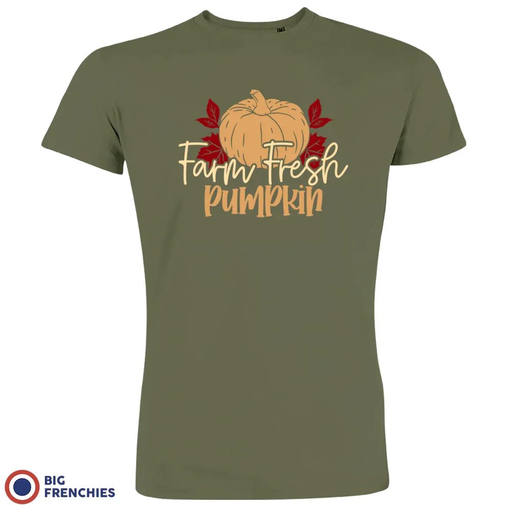 Farm Fresh Pumpkin Men's Organic Cotton Tee - Create Marketplace