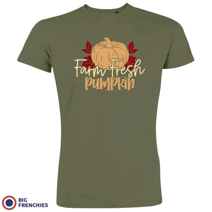 Farm Fresh Pumpkin Men's Organic Cotton Tee - Create Marketplace