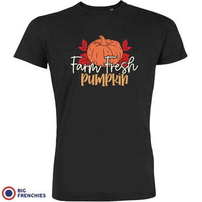 Farm Fresh Pumpkin Men's Organic Cotton Tee - Create Marketplace