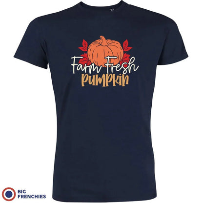 Farm Fresh Pumpkin Men's Organic Cotton Tee - Create Marketplace