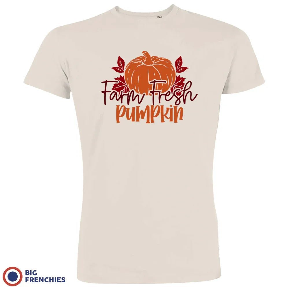 Farm Fresh Pumpkin Men's Organic Cotton Tee - Create Marketplace