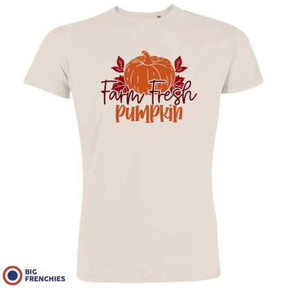 Farm Fresh Pumpkin Men's Organic Cotton Tee - Create Marketplace