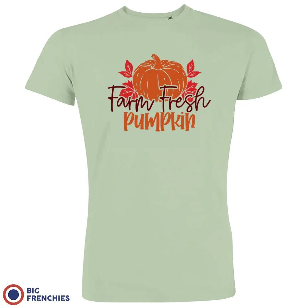 Farm Fresh Pumpkin Men's Organic Cotton Tee - Create Marketplace