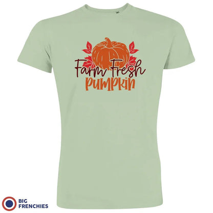 Farm Fresh Pumpkin Men's Organic Cotton Tee - Create Marketplace