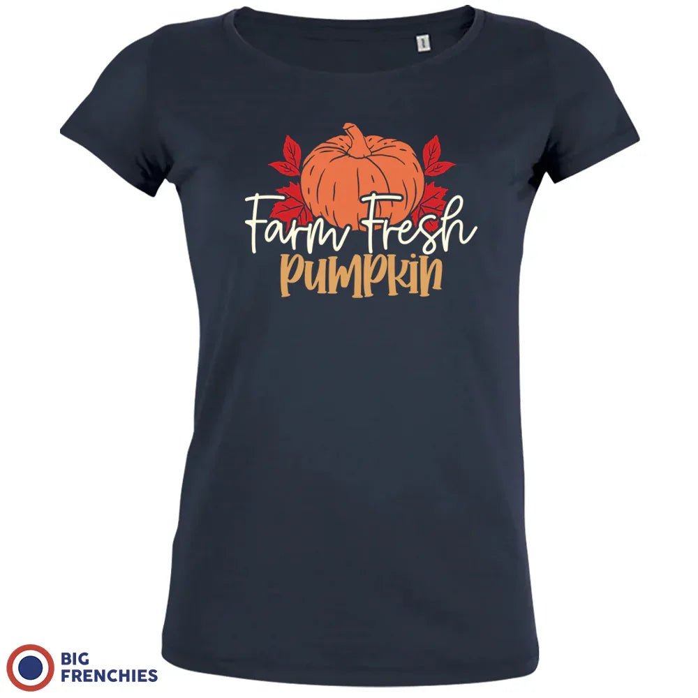 Farm Fresh Pumpkin Women's Organic Cotton Tee - Create Marketplace
