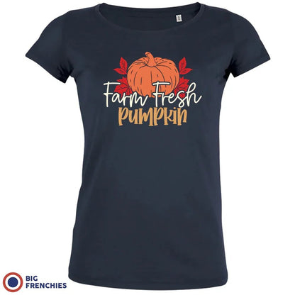 Farm Fresh Pumpkin Women's Organic Cotton Tee - Create Marketplace
