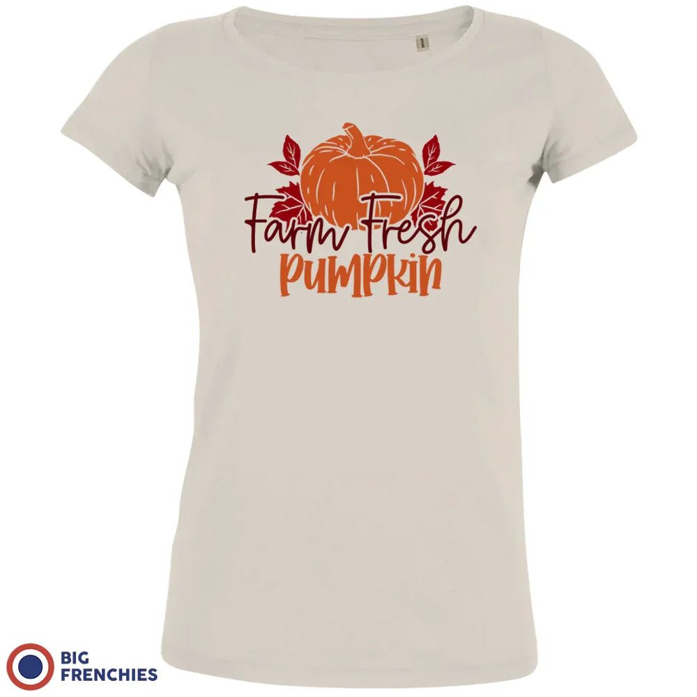 Farm Fresh Pumpkin Women's Organic Cotton Tee - Create Marketplace