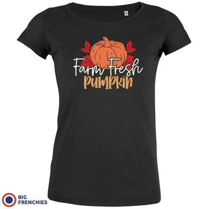 Farm Fresh Pumpkin Women's Organic Cotton Tee - Create Marketplace
