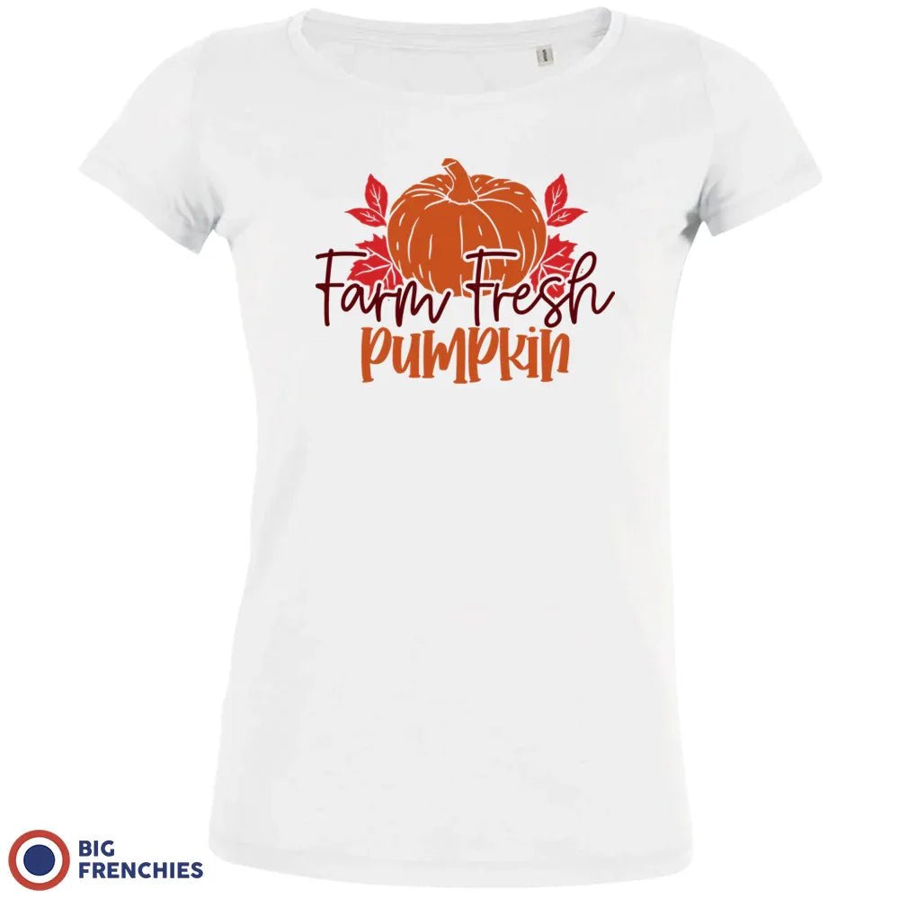Farm Fresh Pumpkin Women's Organic Cotton Tee - Create Marketplace
