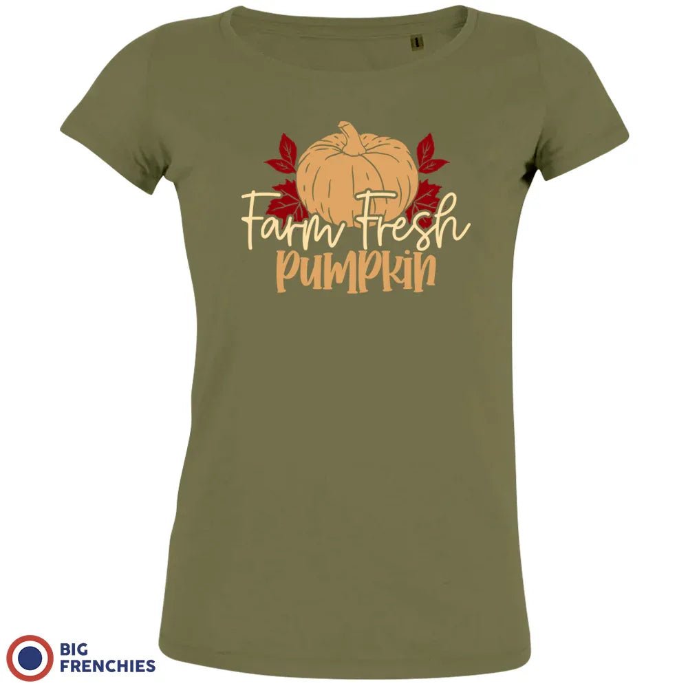 Farm Fresh Pumpkin Women's Organic Cotton Tee - Create Marketplace