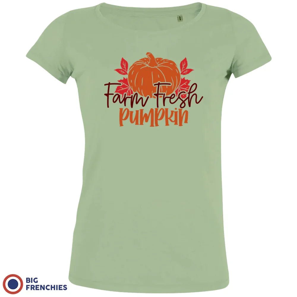 Farm Fresh Pumpkin Women's Organic Cotton Tee - Create Marketplace