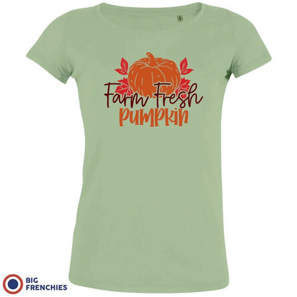 Farm Fresh Pumpkin Women's Organic Cotton Tee - Create Marketplace