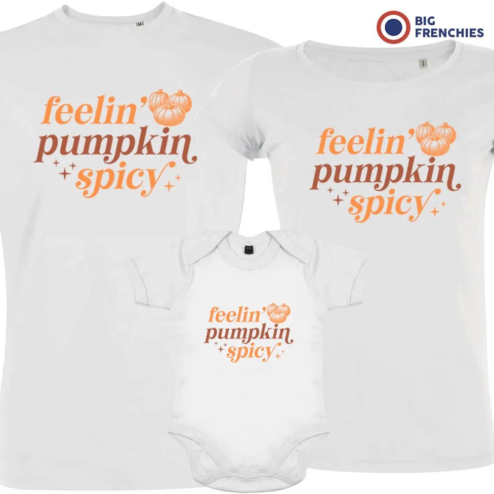 Feeling Pumpkin Spicy Matching Organic Cotton Family Set (Set of 3) - Create Marketplace