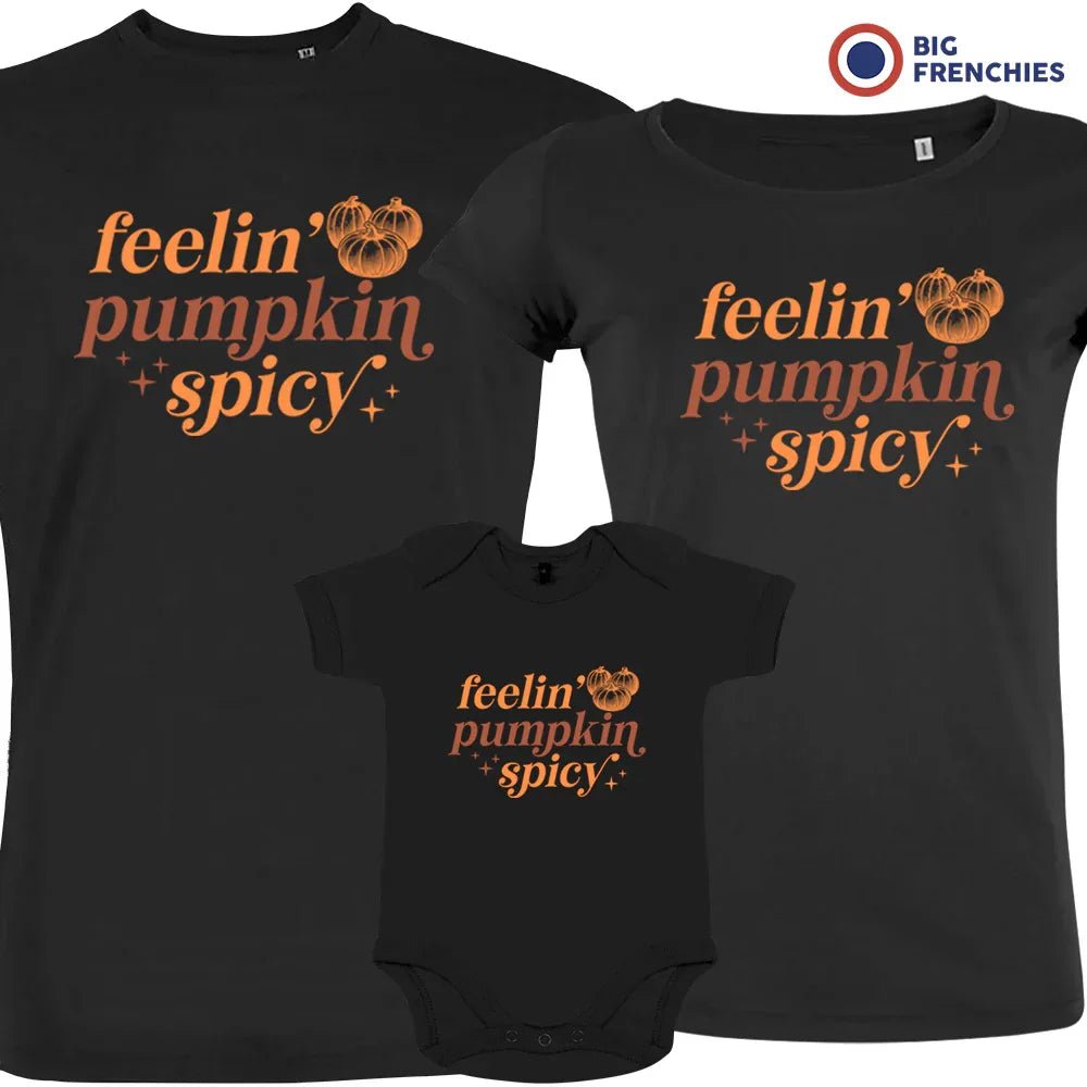 Feeling Pumpkin Spicy Matching Organic Cotton Family Set (Set of 3) - Create Marketplace