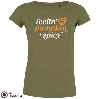 Feeling Pumpkin Spicy Women's Organic Cotton Tee - Create Marketplace
