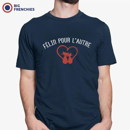Félin Pour L'autre Men's Organic Cotton Tee - Create Marketplace