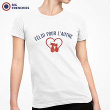 Félin Pour L'autre Women's Organic Cotton Tee - Create Marketplace