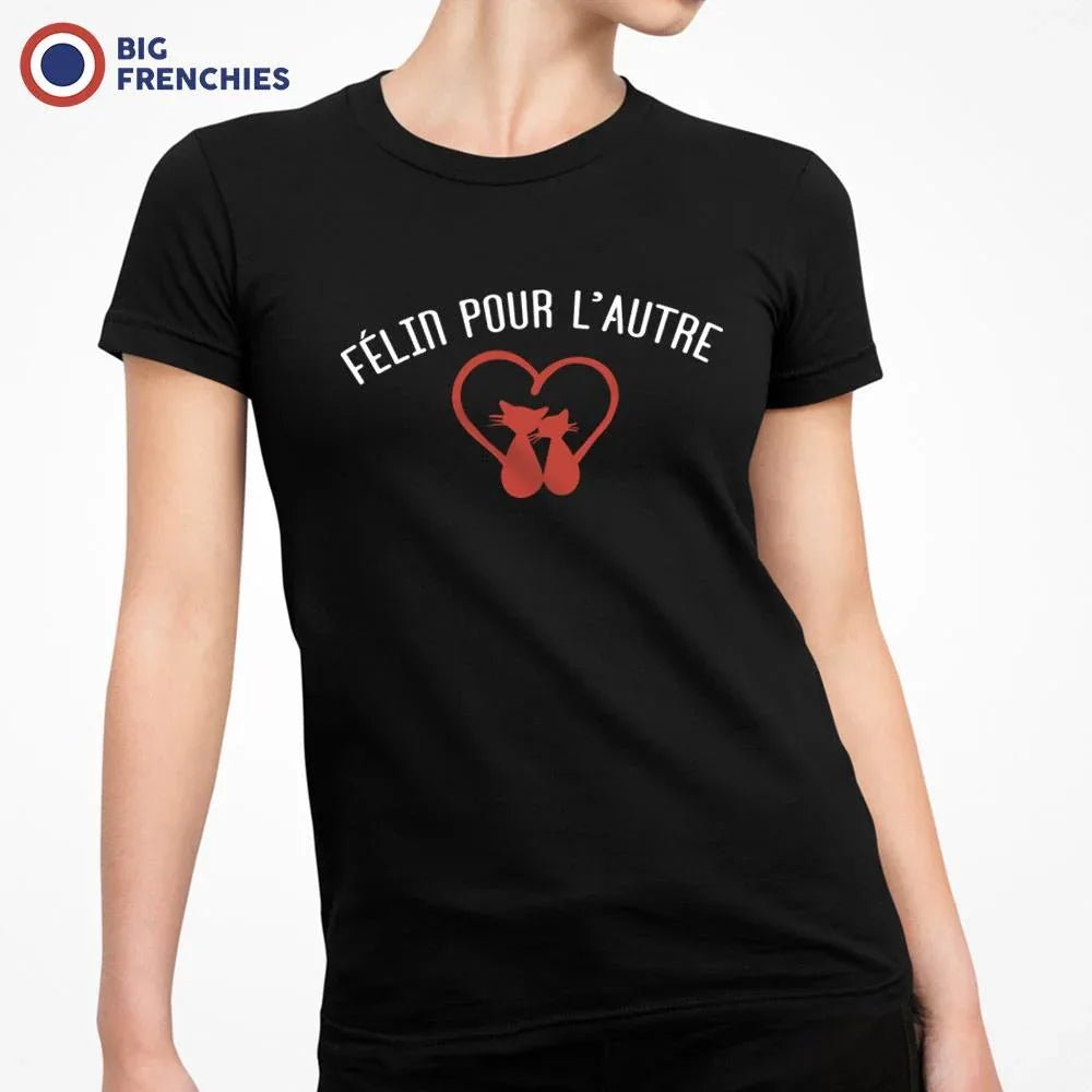 Félin Pour L'autre Women's Organic Cotton Tee - Create Marketplace