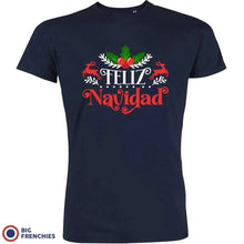 Feliz Navidad Christmas Men's Organic Cotton Tee - Create Marketplace