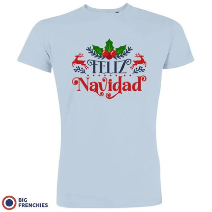 Feliz Navidad Christmas Men's Organic Cotton Tee - Create Marketplace