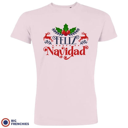 Feliz Navidad Christmas Men's Organic Cotton Tee - Create Marketplace