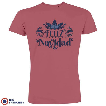 Feliz Navidad Christmas Men's Organic Cotton Tee - Create Marketplace