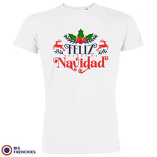 Feliz Navidad Christmas Men's Organic Cotton Tee - Create Marketplace