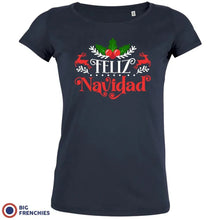 Feliz Navidad Christmas Women's Organic Cotton Tee - Create Marketplace