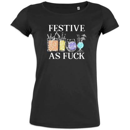 Festive as F Women's Organic Cotton Tee - Create Marketplace