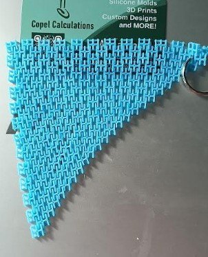 Fidget Keychain - triangle - Create Marketplace