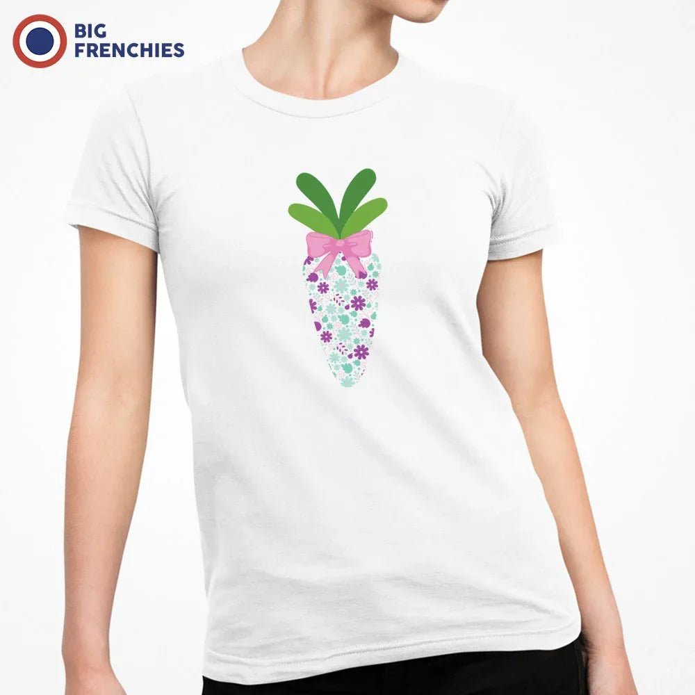 Floral Carrot Women's Organic Cotton Tee - Create Marketplace