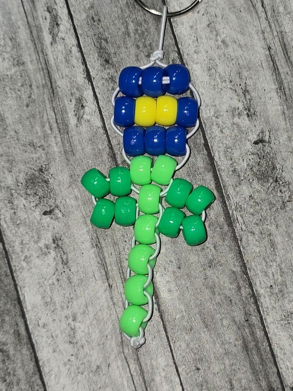 Flower keychain - made by kid Luke - Create Marketplace