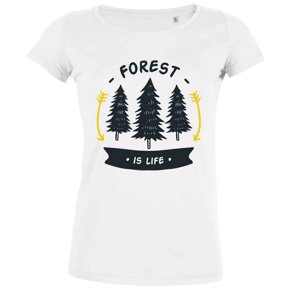 Forest Is Life Women's Organic Tee - Create Marketplace