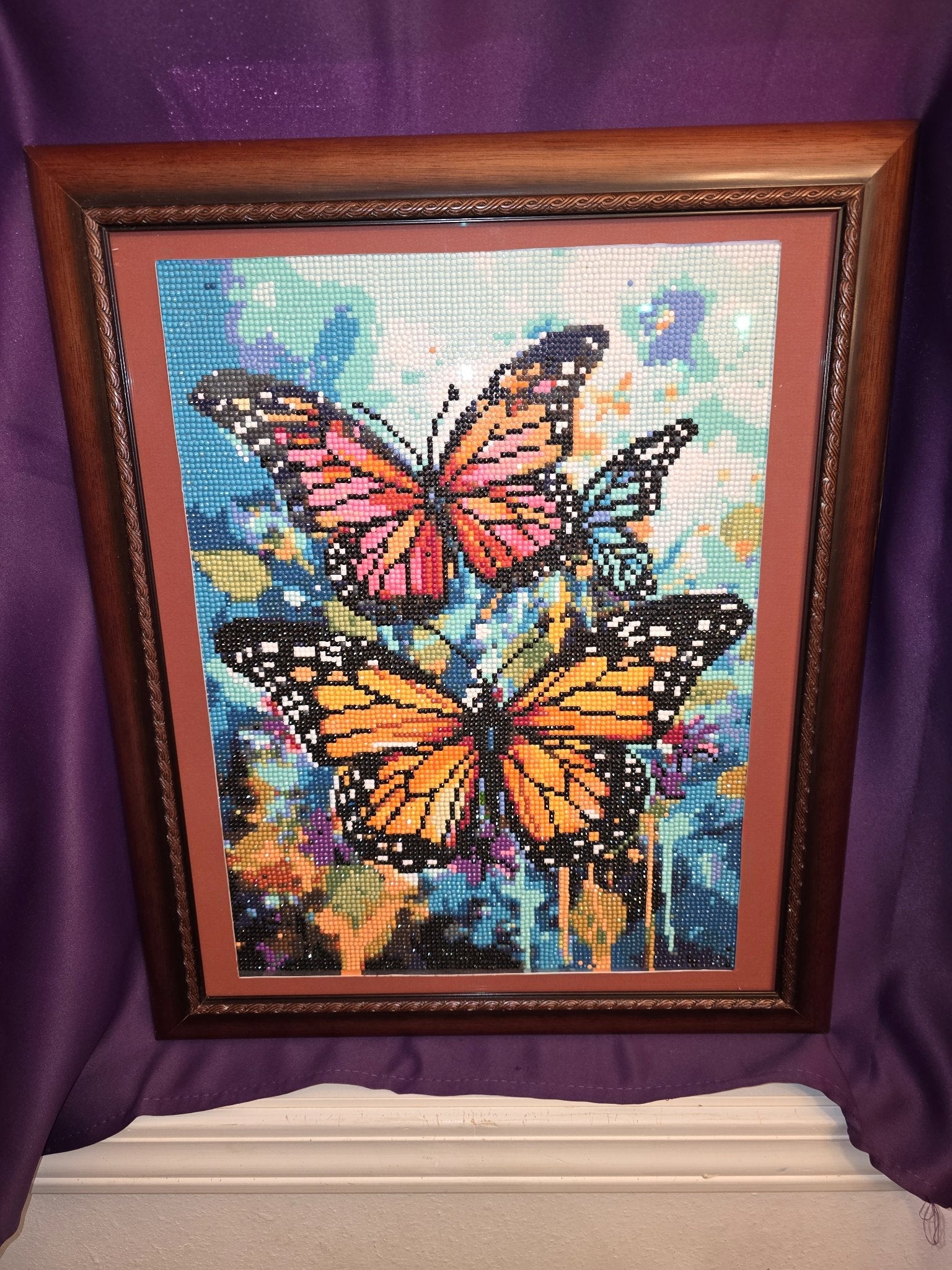 Framed Butterfly D.A. - made by kid Sam - Create Marketplace