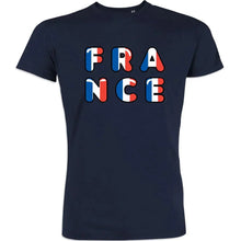 France Bleu Blanc Rouge Tower Men's Organic Cotton Tee - Create Marketplace