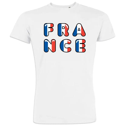 France Bleu Blanc Rouge Tower Men's Organic Cotton Tee - Create Marketplace