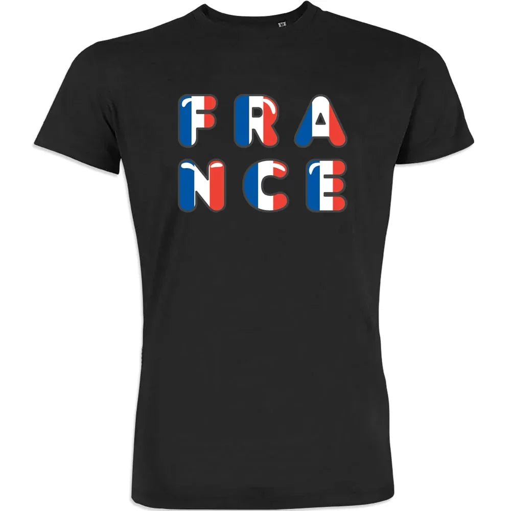 France Bleu Blanc Rouge Tower Men's Organic Cotton Tee - Create Marketplace