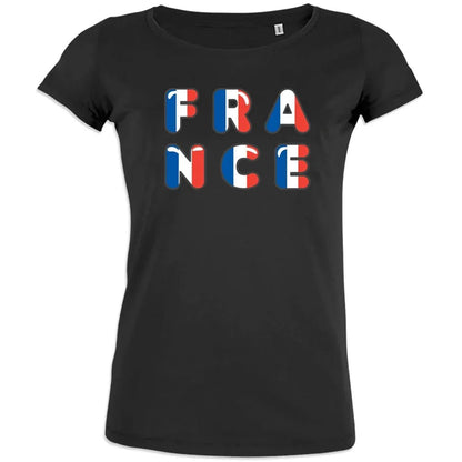 France Bleu Blanc Rouge Women's Organic Cotton Tee - Create Marketplace