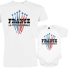 France La Fête Nationale Dad and Child Organic Cotton family Set (Set of 2) - Create Marketplace