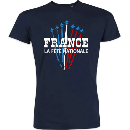 France La Fête Nationale Men's Organic Cotton Tee - Create Marketplace